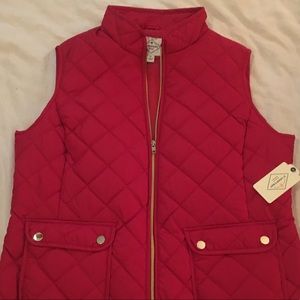 Chic Red St. John’s Bay Vest